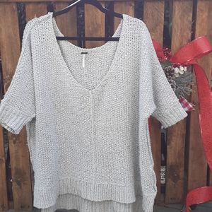 Free people oversized Small sweater, gray